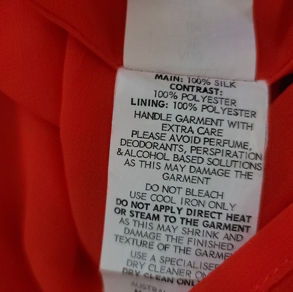 NICHOLAS X Revolve Red Floral Crochet Trimmed Silk Halter Mini Shift Dress Sz6 - Picture 15 of 16